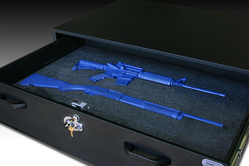 Police Lock Box Interior Gun Foam